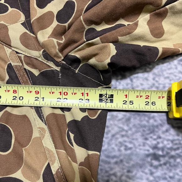 Vintage 90s Columbia Duck Camo Bomber Jacket Mens Large Full Zip Outdoor - Picture 13 of 15